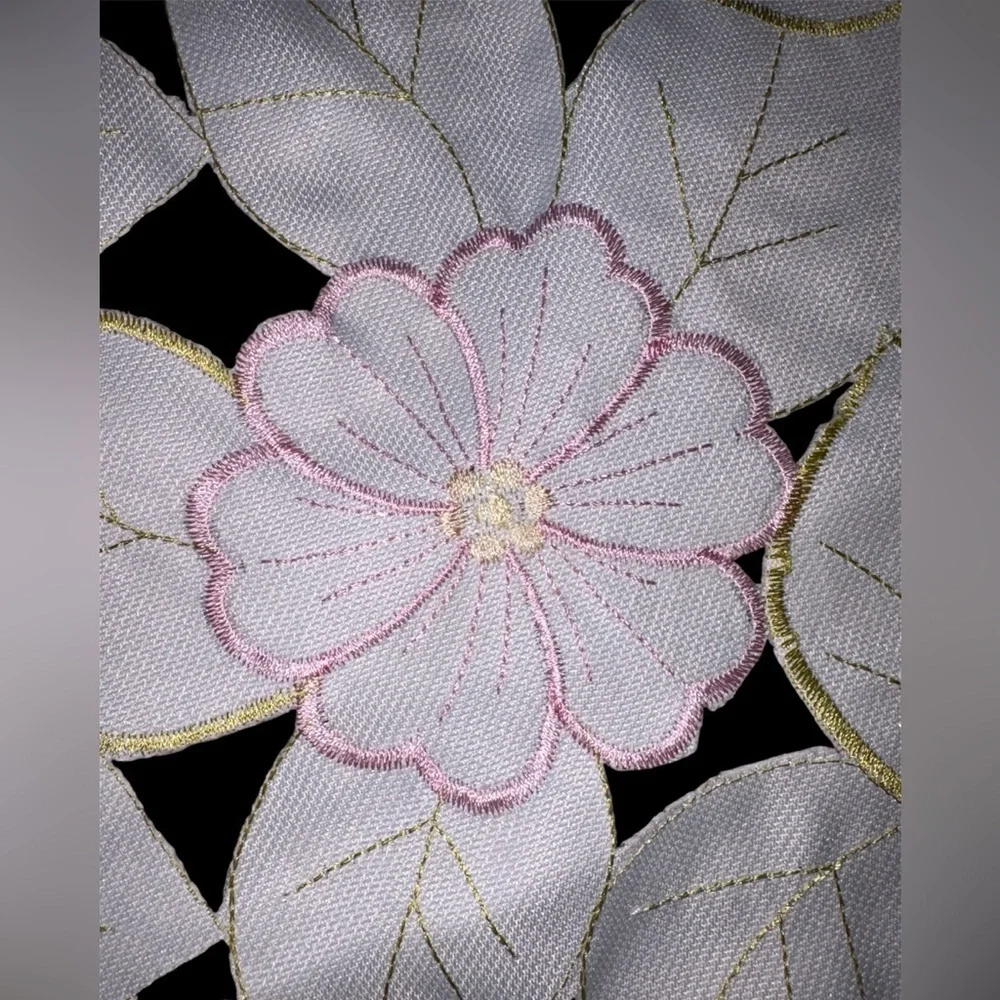 Floral table runner 54x13.5” Easter
